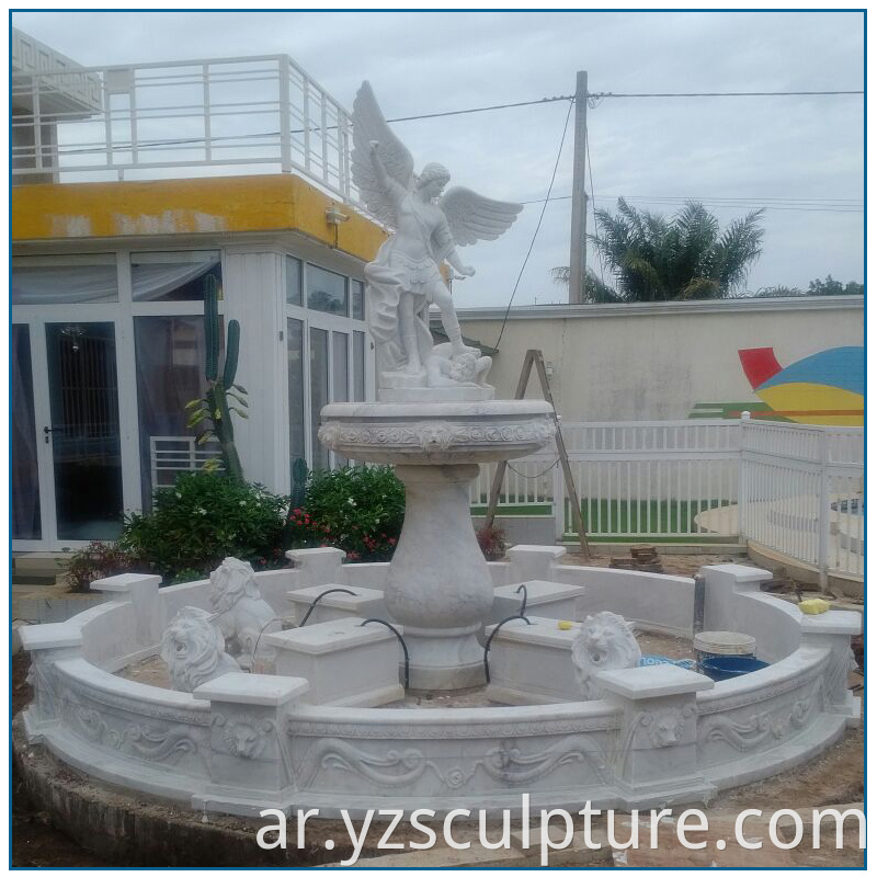 marble water fountain 
